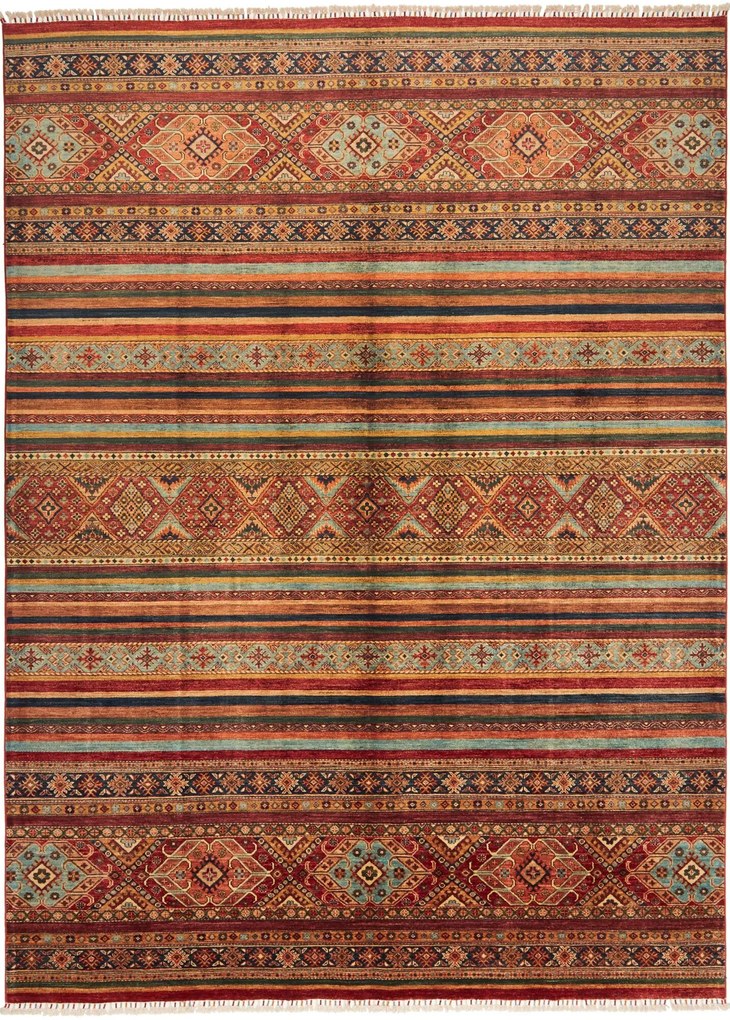 Samarkand Tappeto orientale 340 x 250 Rosso (Pakistan) Annodato A Mano