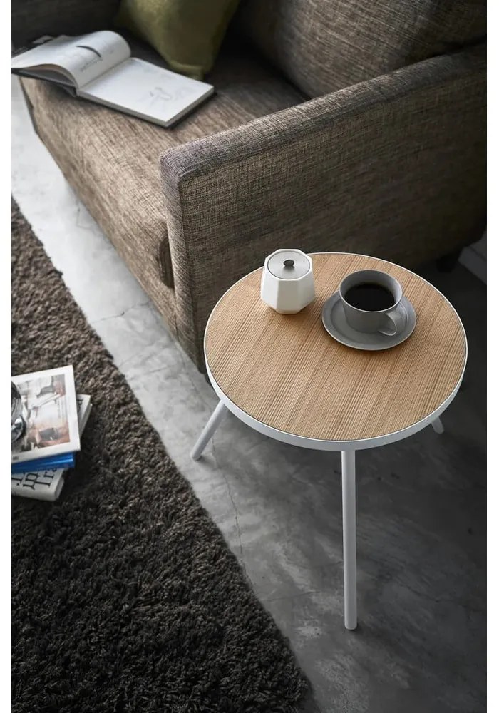 Tavolino da caffè rotondo 48x49 cm Tower - YAMAZAKI