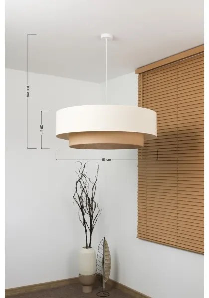 Brilagi - Lampadario LED a sospensione con cavo Stile BOHO 3xE27/15W/230V Ø 80 cm