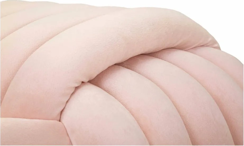 Panchina in velluto rosa chiaro Softy - Mauro Ferretti