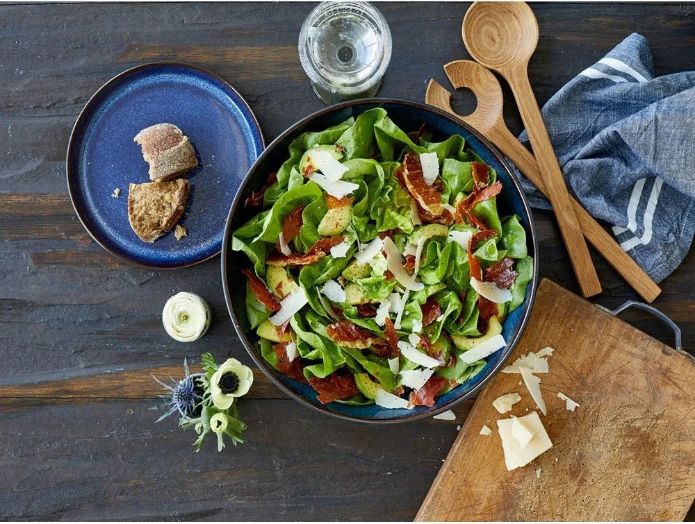 Ciotola nera/blu in gres ø 30 cm Gastro Dark Blue/Black – Bitz