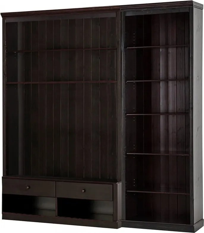 Televisore marrone in legno di pino 214x223 cm Anita - Støraa