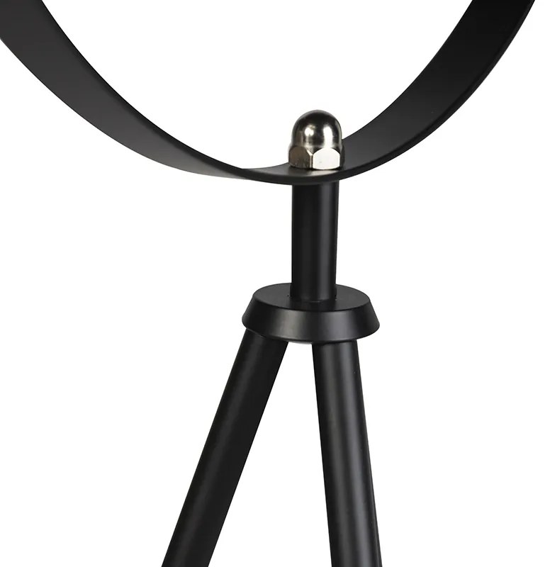 Lampada da terra a treppiede intelligente nera incl. Wifi A60 - Magna 40 Eglip