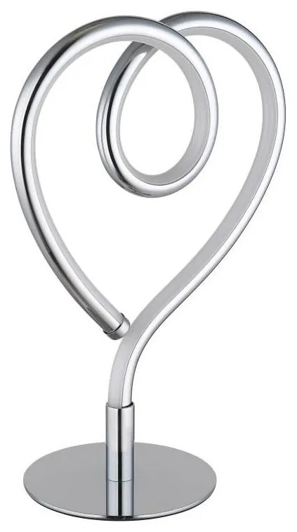 Globo 28054C - Lampada da tavolo LED AMORE LED/6W/230V cromo lucido