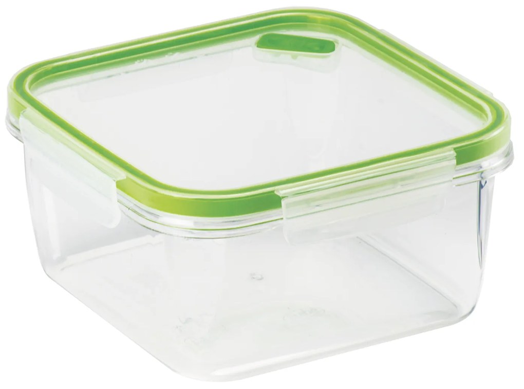 Lunch box quadrato 1,4 lt tritan verde