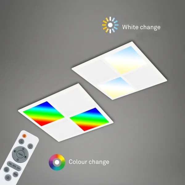 Briloner 7387-016 - Plafoniera dimmerabile RGBW LED/24W/230V + +TC