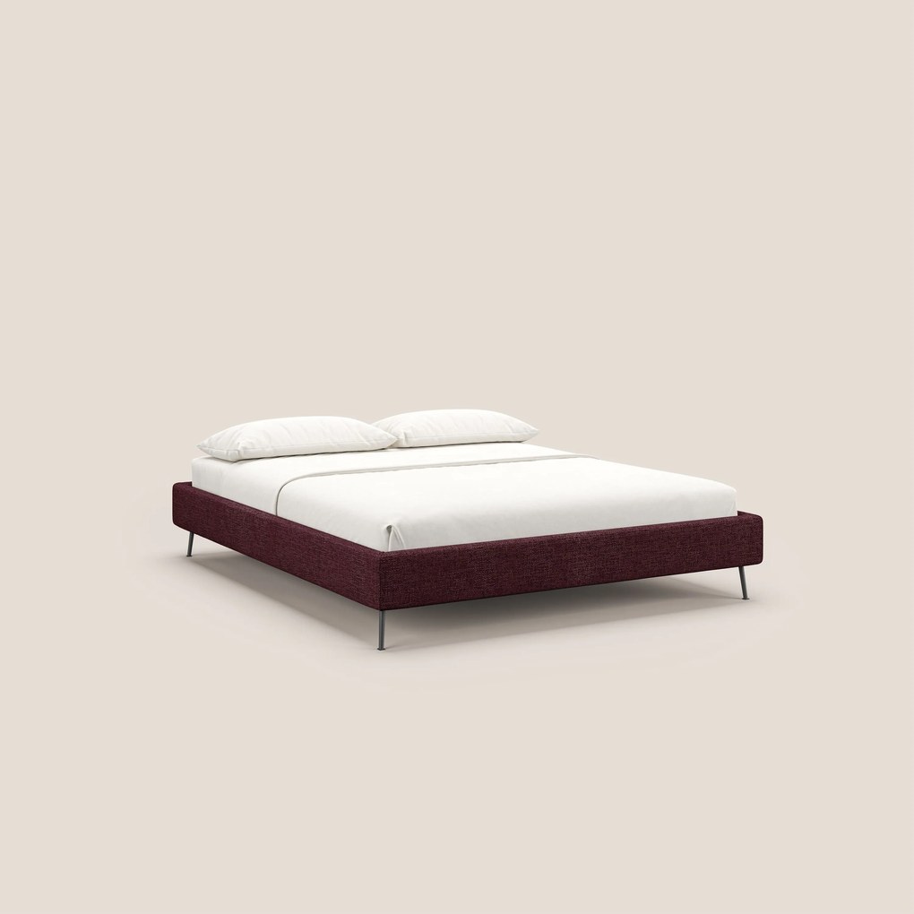 Steve sommier giroletto piedi alti in tessuto impermeabile T10 bordeaux