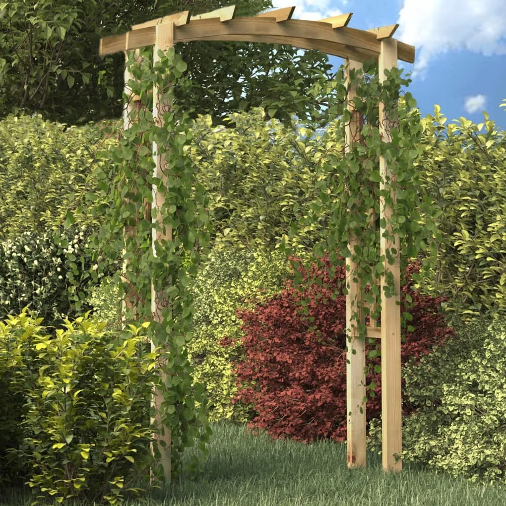 Arco A Traliccio 150x60x210 Cm İn Legno /
