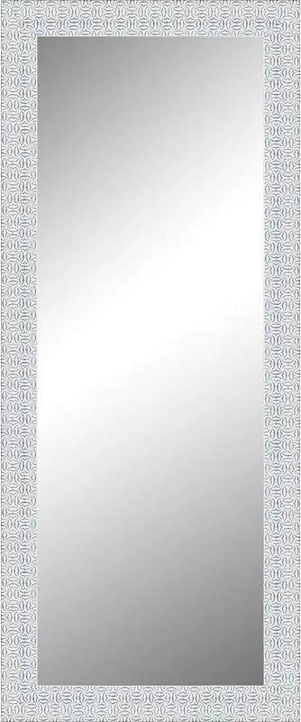 Specchio Marina rettangolare in legno bianco, argento 170 x 60 cm