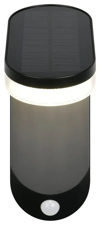 Illuminazione esterna LED con alimentazione a pannelli solari con sensore di movimento da parete (altezza totale 26 cm) Lagoas – Trio