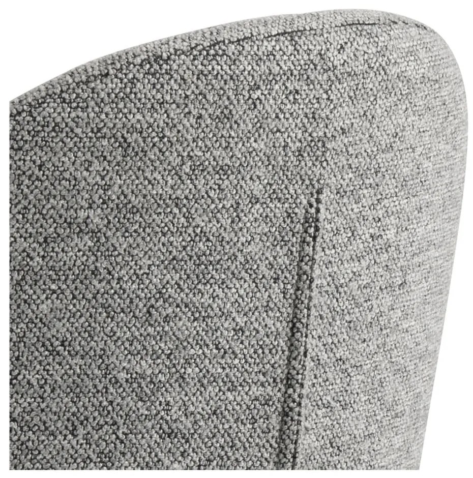 Sgabello da bar grigio-nero con altezza regolabile (altezza seduta 55 cm) Patricia - Actona