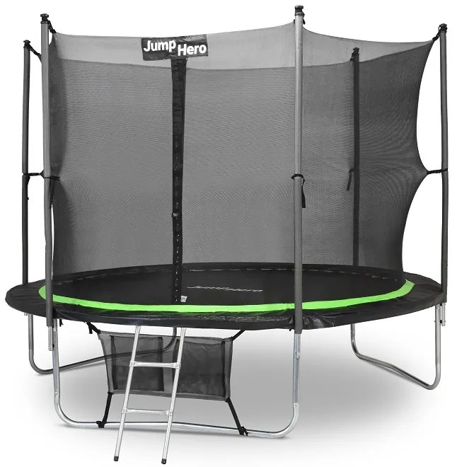 Trampolino da giardino premium con rete interna 305cm Jump Hero 10FT