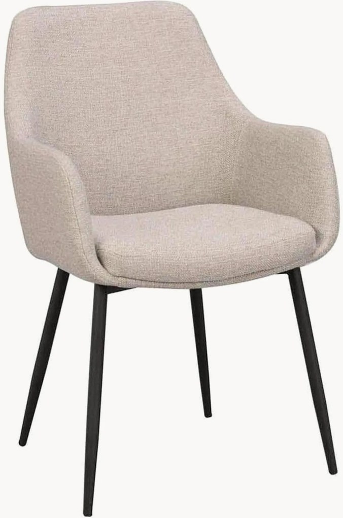 Set di 2 sedie da pranzo imbottite Reily
