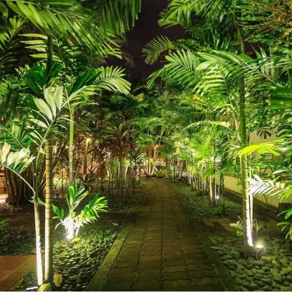 Lampada da esterno LED LED/12W/230V 3000K nero IP65