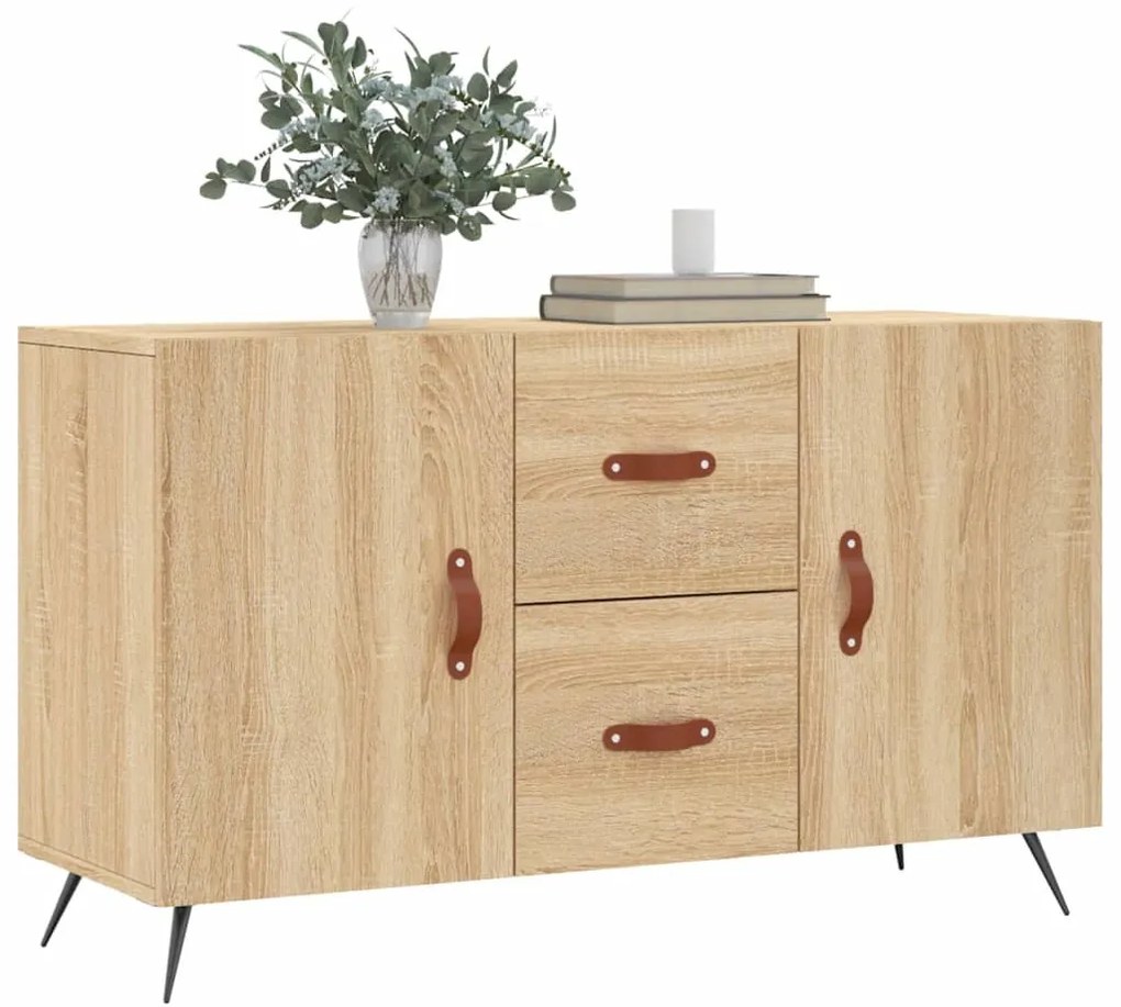 Credenza Rovere Sonoma 100x36x60 cm in Legno Multistrato