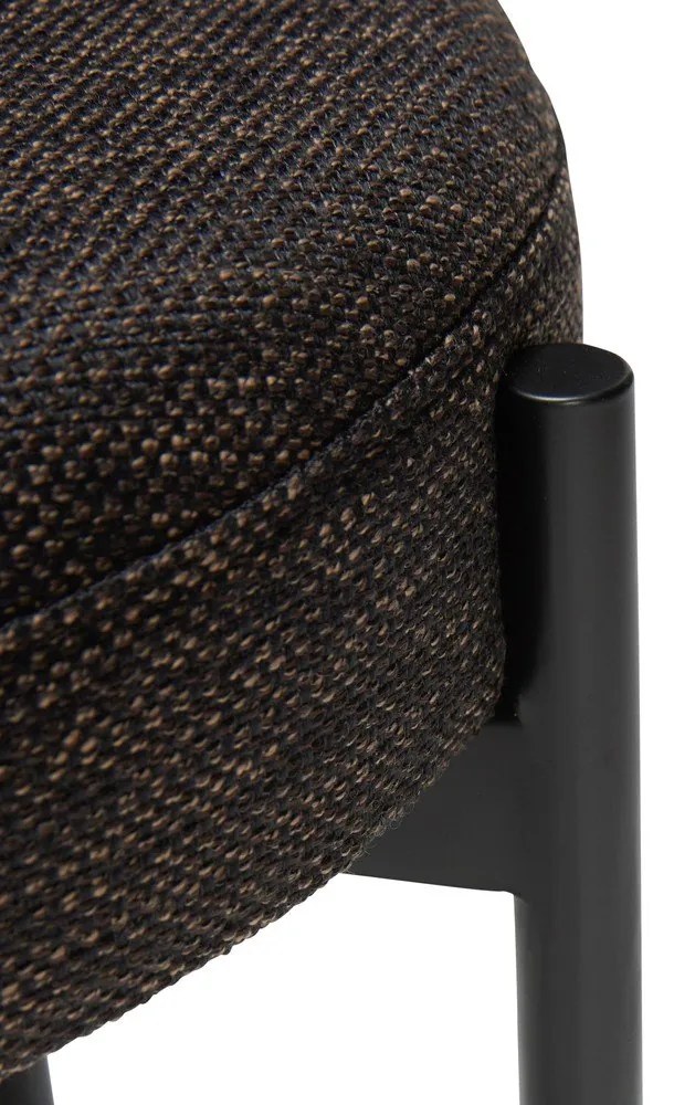 Sgabello grigio scuro Silo - Hübsch