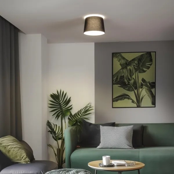 Brilagi - Plafoniera LED CERIA 1xE27/40W/230V Ø 30 cm nero