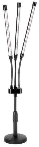 Lampada da tavolo LED dimmerabile VITARO 3xLED/10W/230V nera per piante