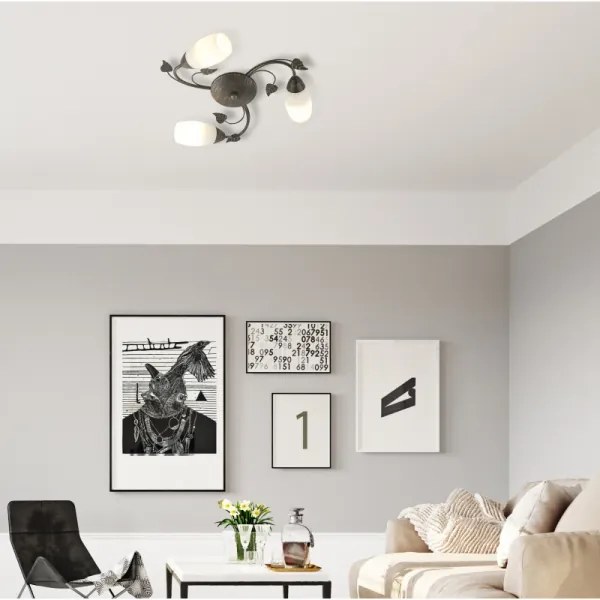 Globo 60800323X - Lampadario a plafone VENEZIA 3xE14/40W/230V