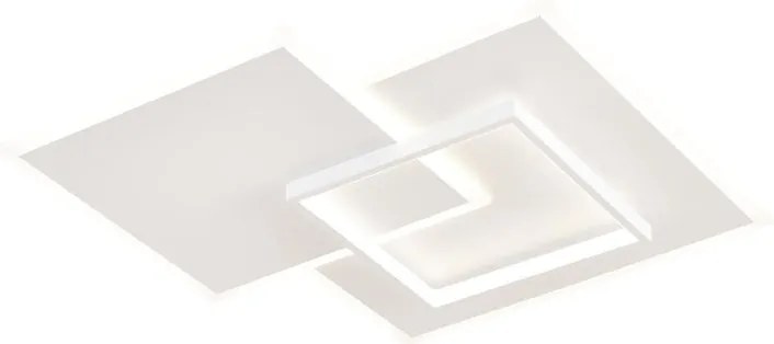 Plafoniera LED LILLY bianco IP20 cct da bianco caldo a bianco freddo con regolazione di temperatura, 4900 lumen