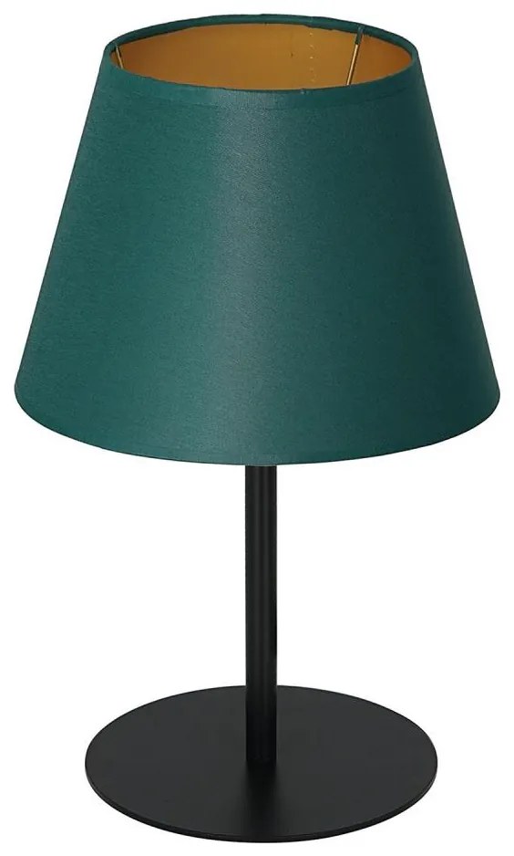 Lampada da tavolo ARDEN 1xE27/60W/230V diametro 20 cm verde/oro