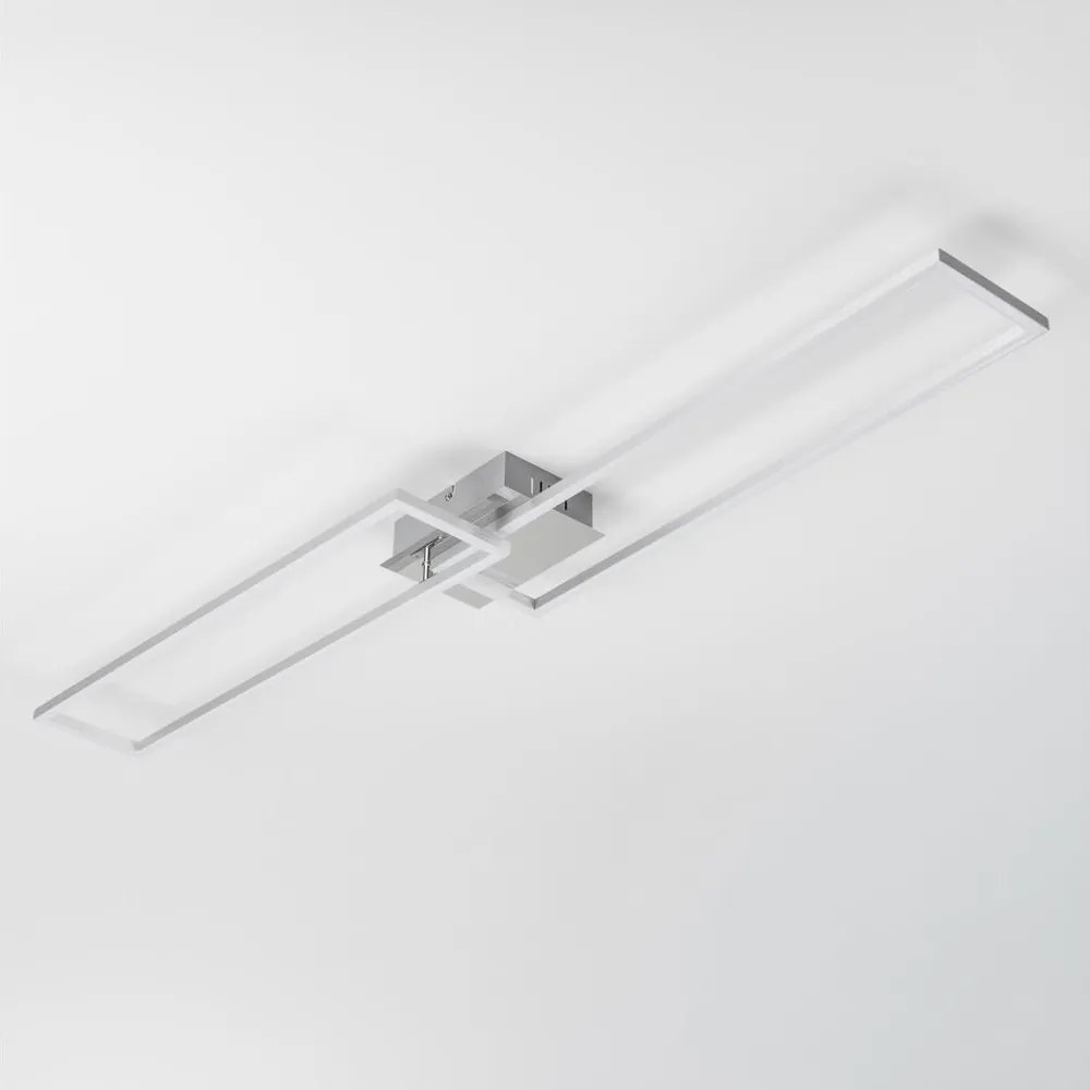 Plafoniera LED LED/40W/230V cromo opaco
