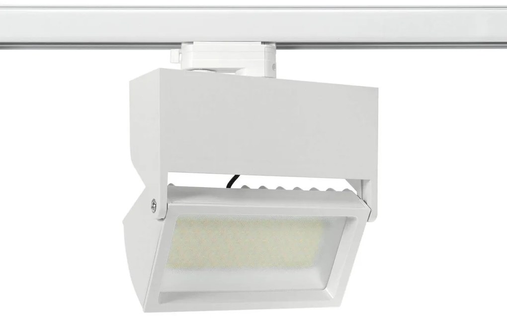 Faro Rettangolare 40W Dimmerabile Triac Binario Trifase 100° CCT Colore Bianco Variabile CCT