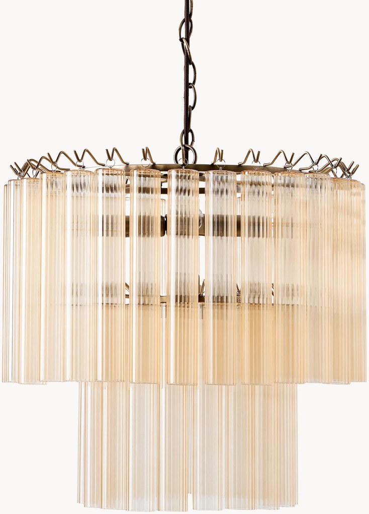 Lampadario in vetro Janae