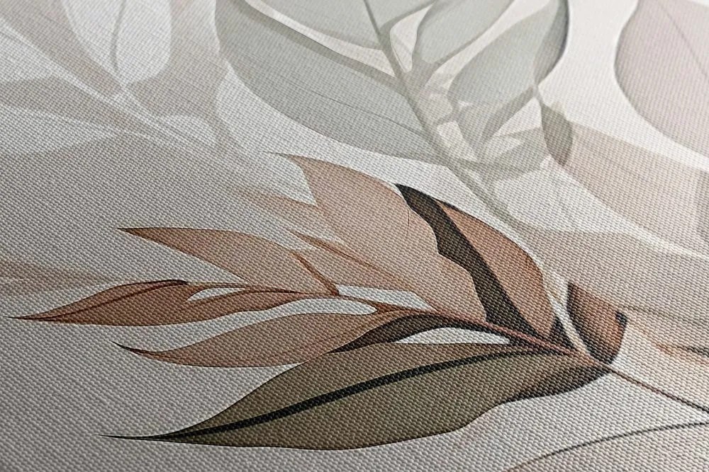 Quadro su tela – Bellezza dettagliata delle foglie