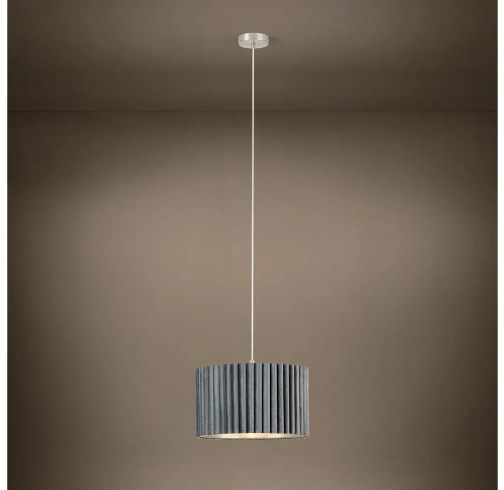 Eglo 39774 - Lampadario su filo TAMARESCO 1xE27/40W/230V grigio