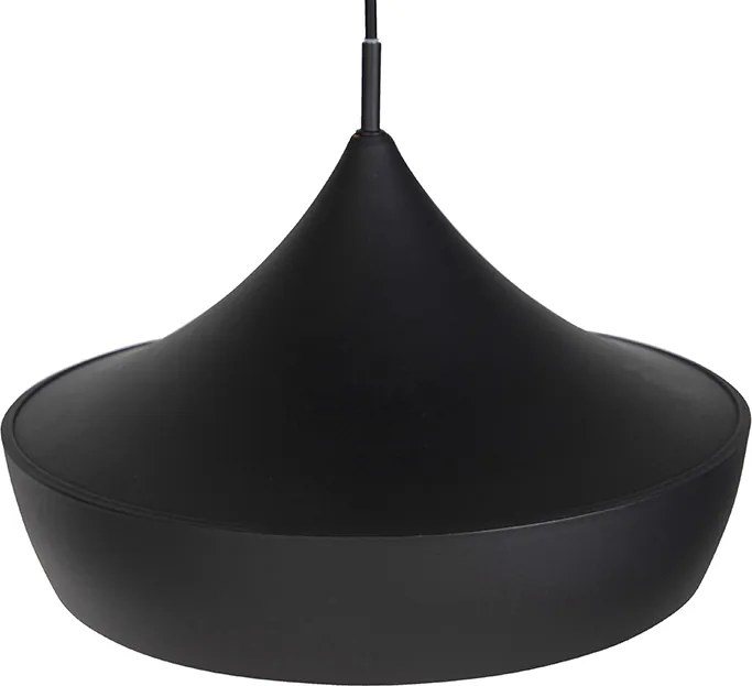 Set di 3 lampade a sospensione intelligenti nere con oro incl. Wifi A60 - Depeche