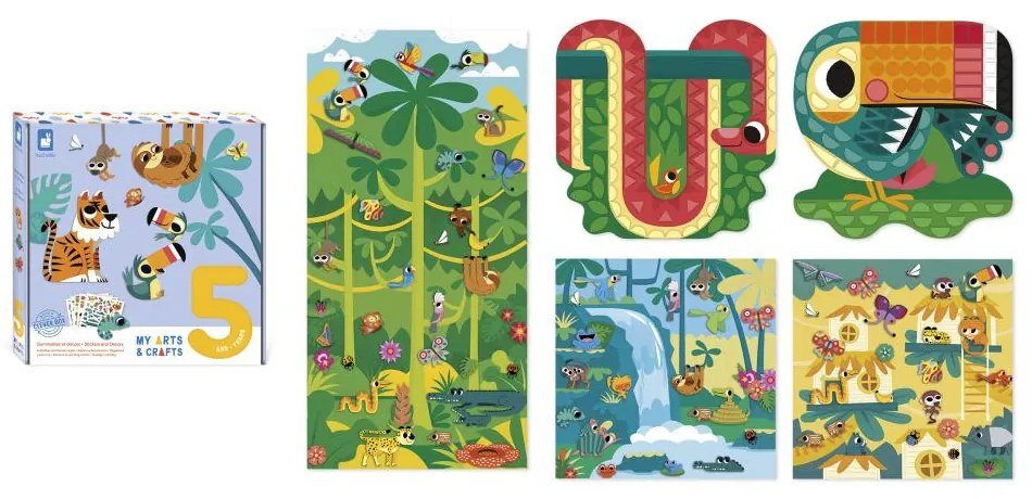 My arts&crafts - Adesivi - Animali della giungla