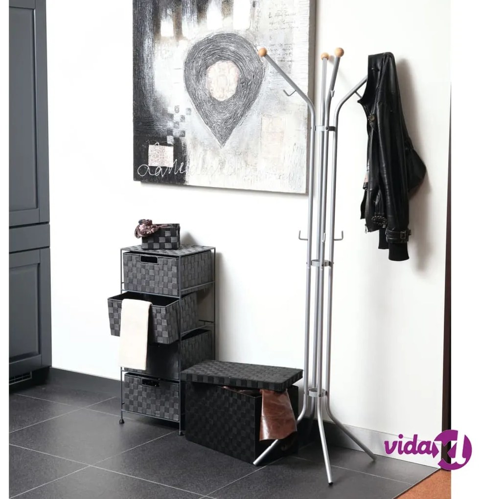 V-Part Appendiabiti a Piantana con 12 Ganci 175 cm