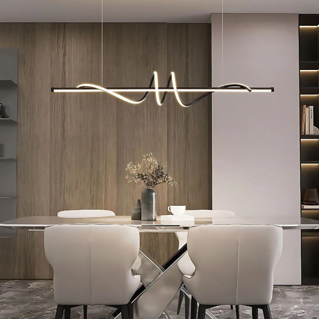 Lampa wisząca LHJ023-CP 120 cm BLACK