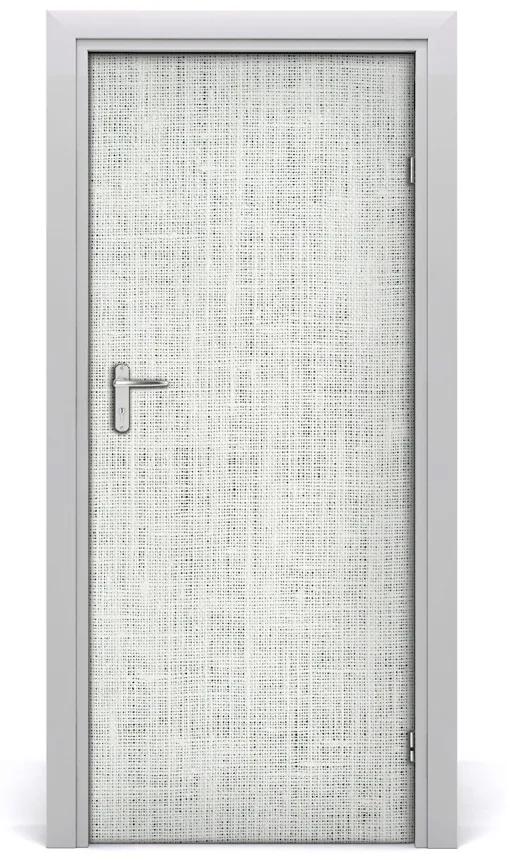 Rivestimento Per Porta Tela bianca di lino 75x205 cm