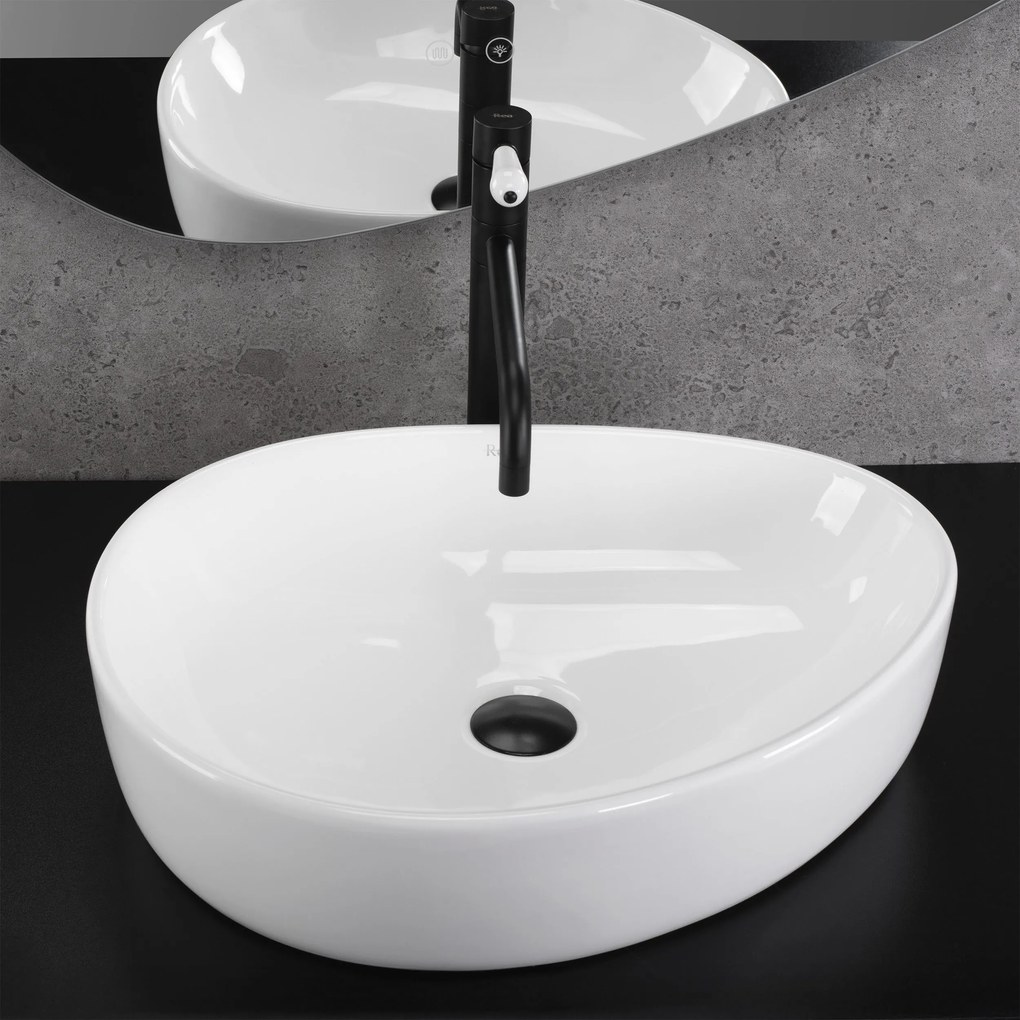 Lavabo da appoggio REA VANILA
