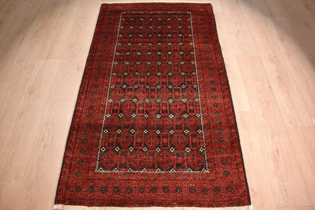 Beluch Tappeto 110x200 (Iran) Annodato A Mano