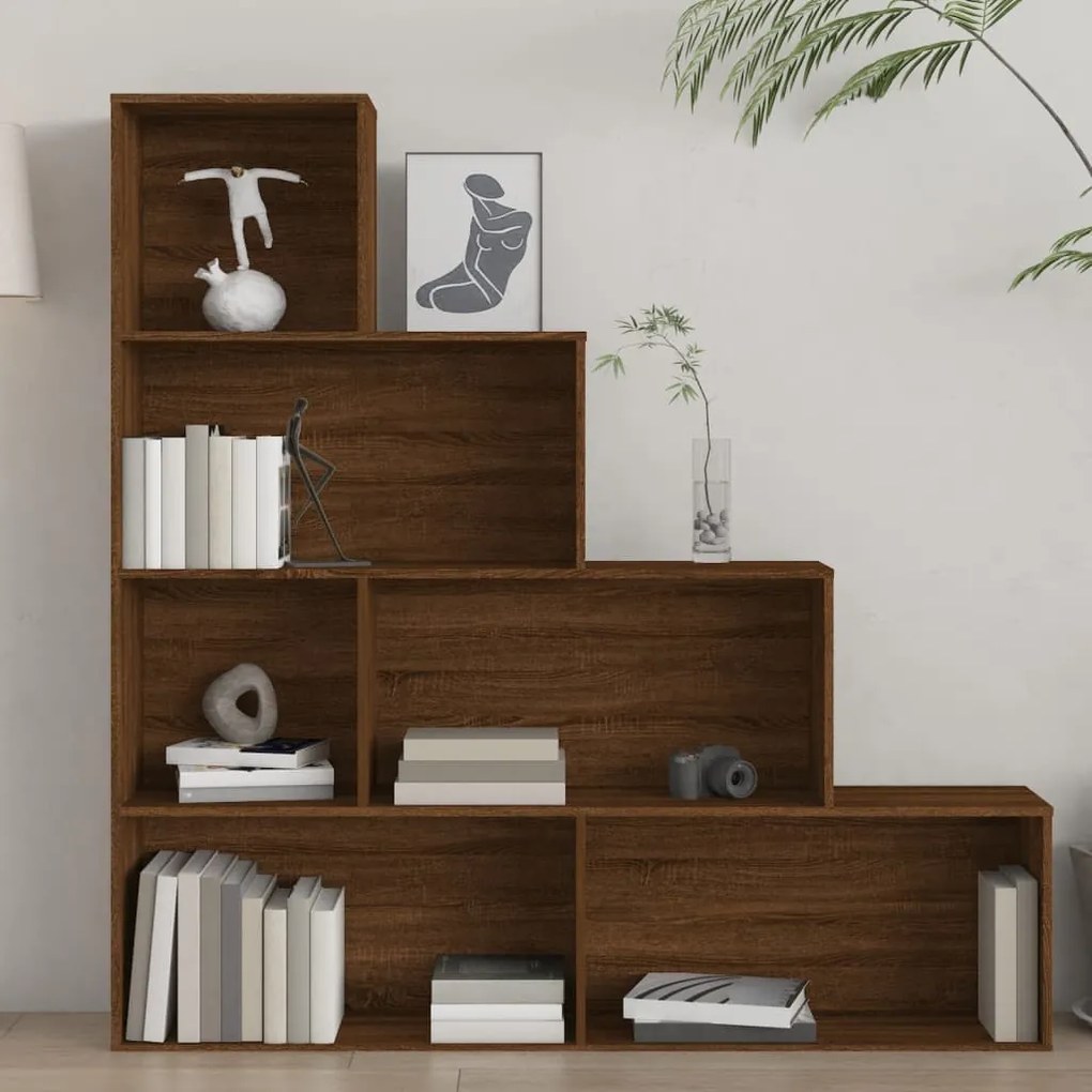 Libreria Rovere Marrone 155x24x160 cm