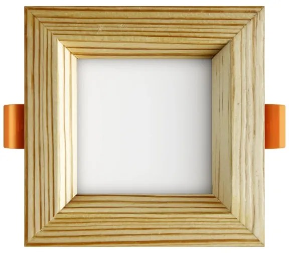 APLED - Lampada LED SQUARE WOODLINE LED/3W/230V 3000K 9x9 cm pino legno solido