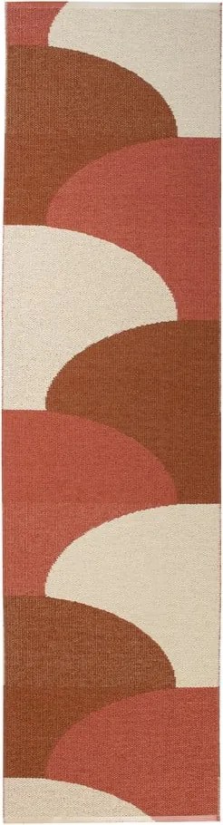 Passatoia da interno/esterno color mattone 70x270 cm Hill Brick Rust – Pappelina