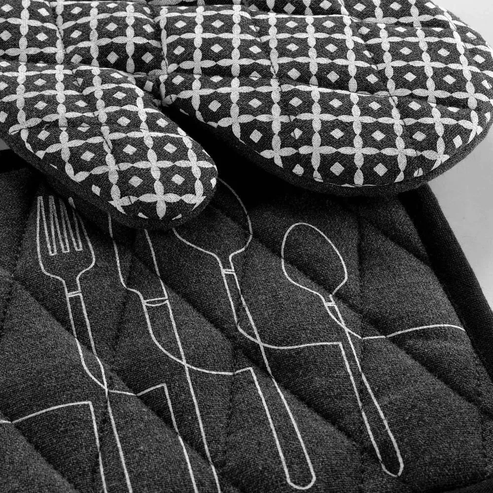 Presine in cotone riciclato in set da 2 Cuisiline - douceur d'intérieur