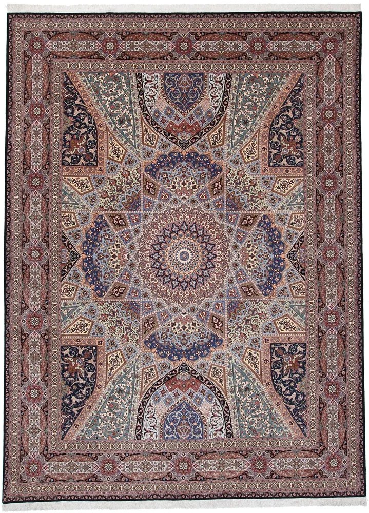 Tabriz Tappeto persiano 410 x 300 (Iran) Annodato A Mano