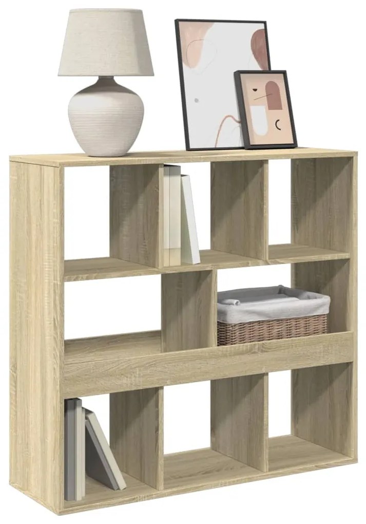 Libreria rovere sonoma 100x33x94,5 cm in truciolato