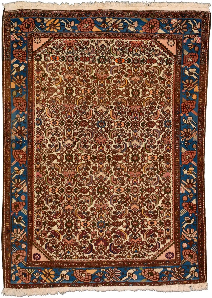 Mehraban Tappeto persiano 150 x 100 Beige (Iran) Annodato A Mano