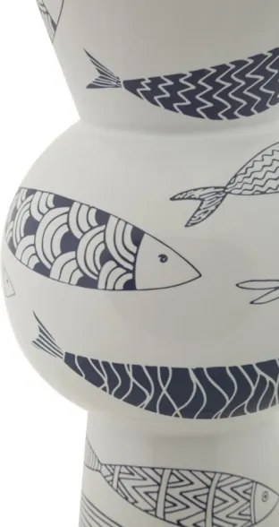 Vaso Ceramica Fish Tall Cm Ø 14X38,5