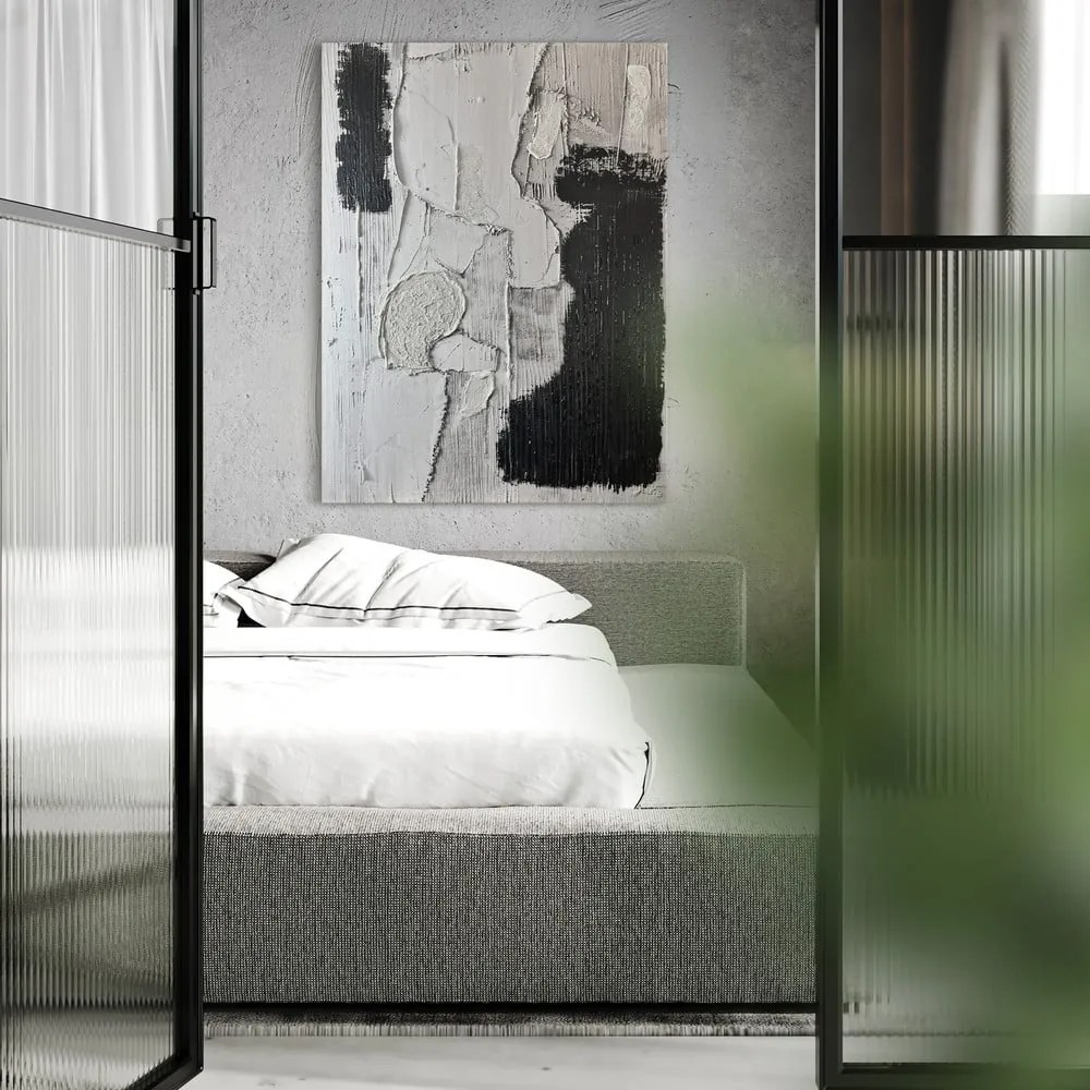 Quadro con elementi dipinti a mano 70x100 cm Touch – Styler