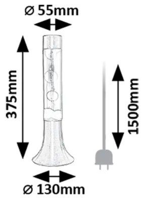Rabalux 76025 - LED Lampada lava (lampada Astro) POPPILOL LED/25W/230V