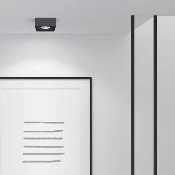 Faretto da incasso BALI 1xGU5,3/MR16/25W/12V quadrato nero