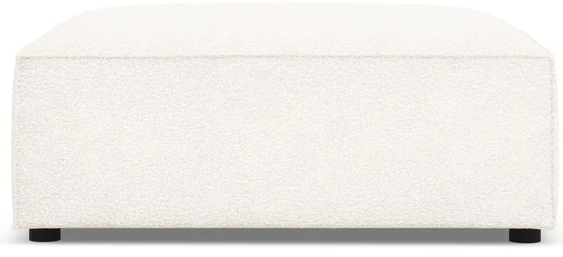 Pouf in tessuto bouclé beige Jodie - Micadoni Home