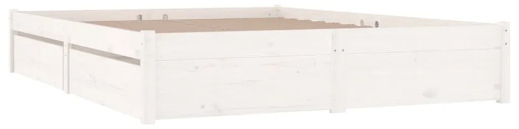 Giroletto con cassetti bianco 150x200 cm king size